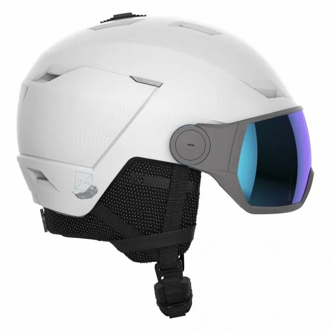 Icon LT  Helmet - White/Blue Cat 2 Lens