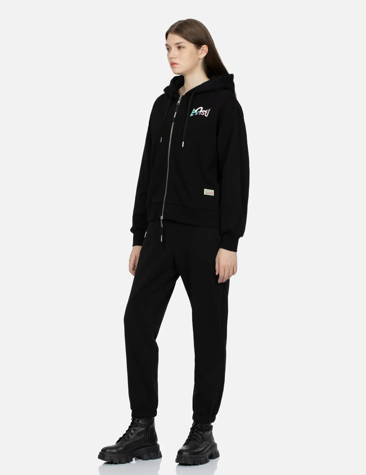 Iridescent Daicock Zip-up Fashion Fit Hoodie