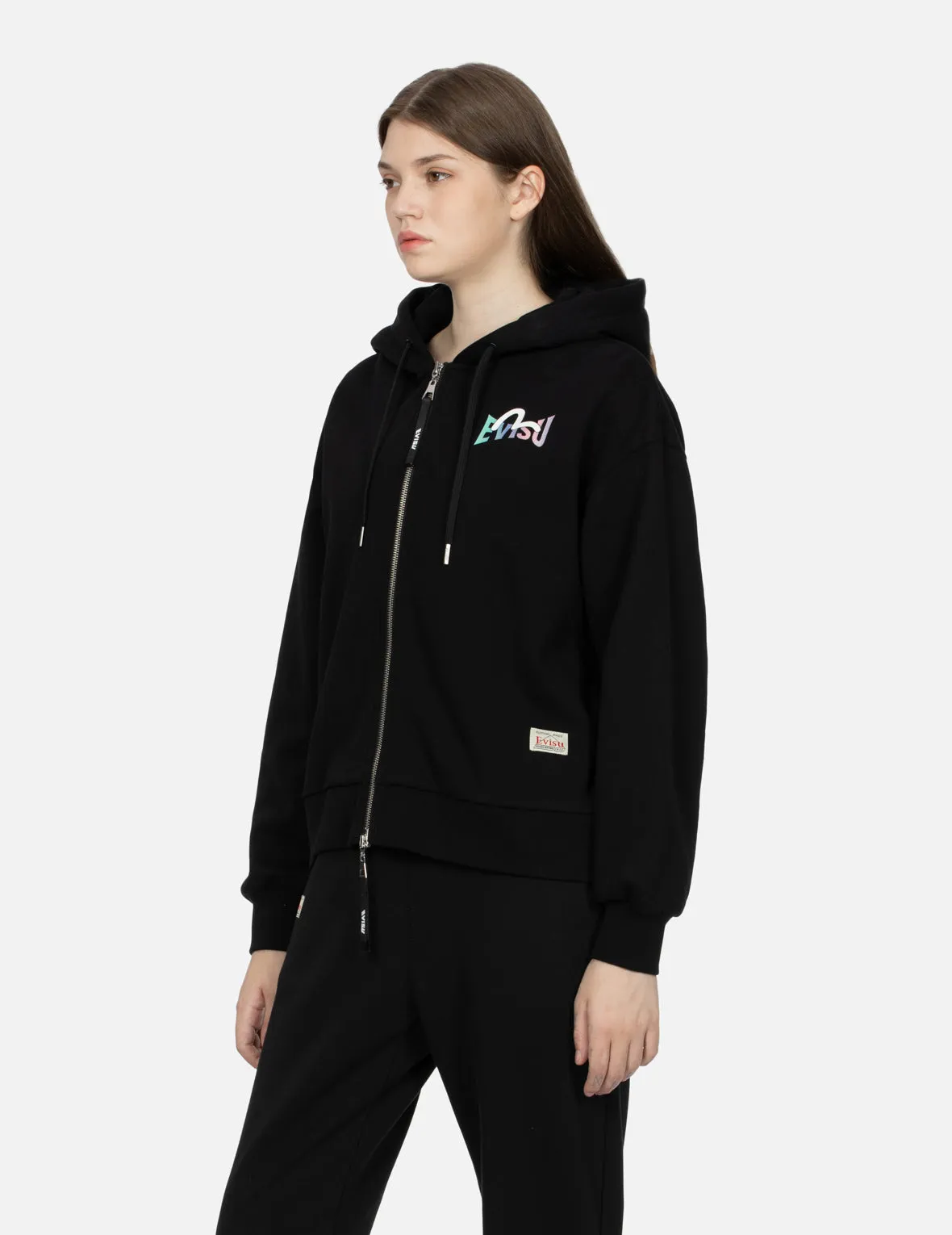 Iridescent Daicock Zip-up Fashion Fit Hoodie