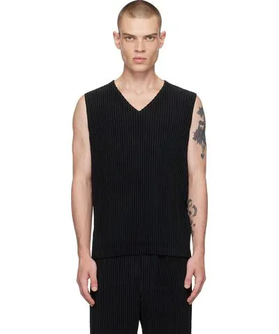 Issey Miyake Black Monthly Color August Vest