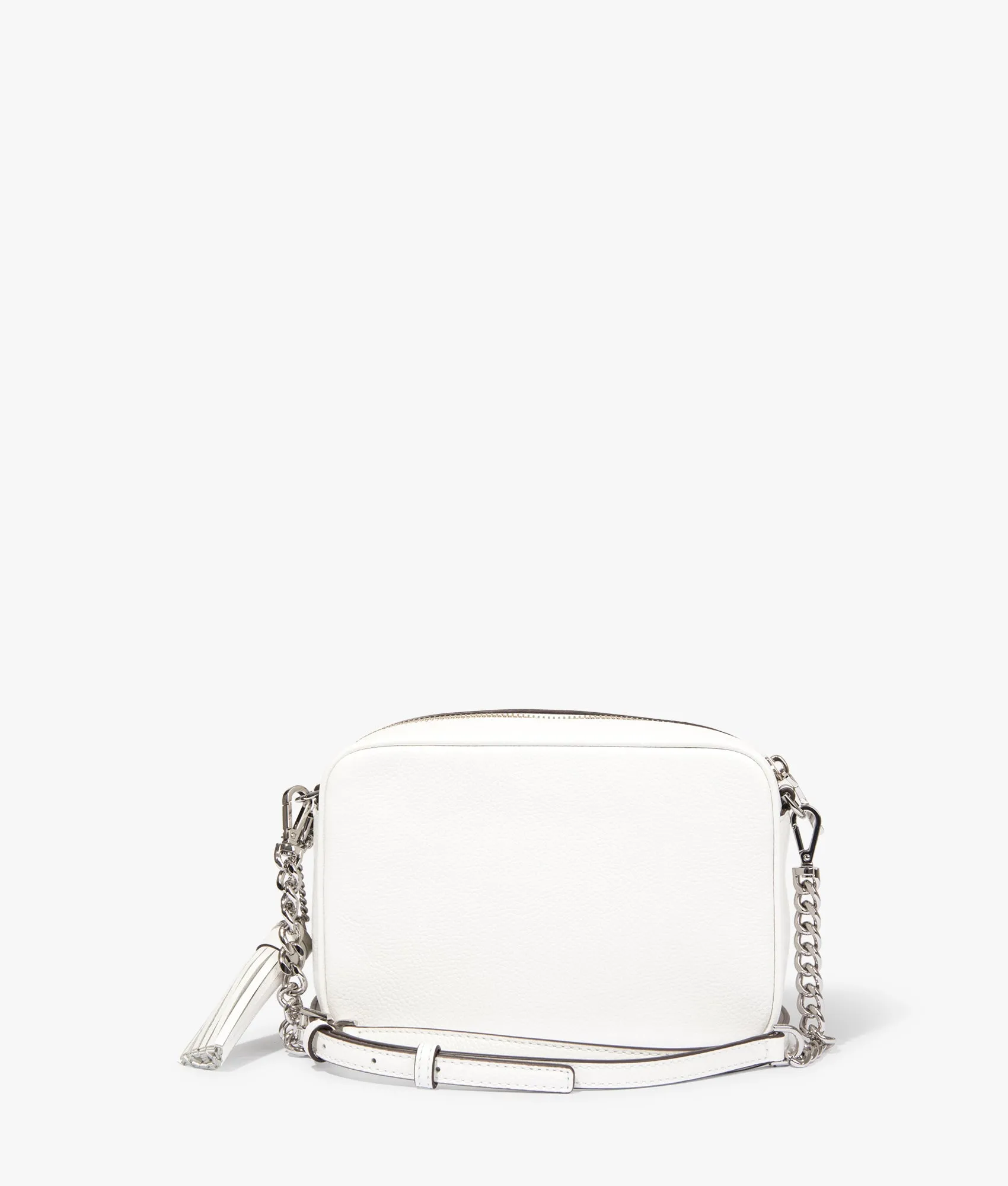 Jet set camera bag in optic white | Michael Kors | EQVVS WOMEN