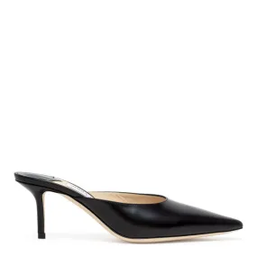 Jimmy Choo Rav 65 black leather mules