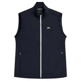 J.Lindeberg Ash Light Packable Golf Vest JL Navy - SS24