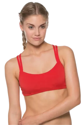 Jolyn Fendrick Bikini Top - Red