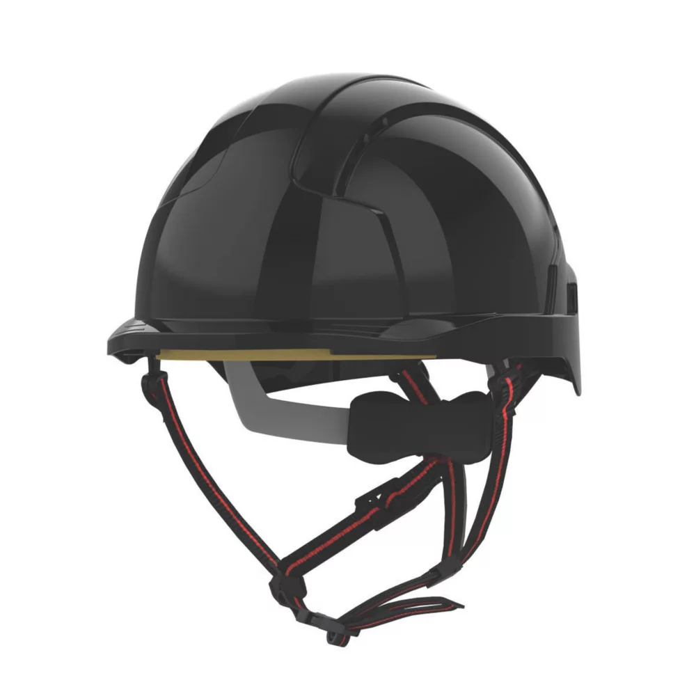 JSP EVOLite Skyworker Working at Height Helmet Black - Screwfix