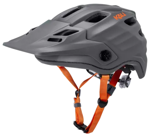 Kali Protectives Maya 2.0 MTB Helmet - Solid Matt Gray-Orange