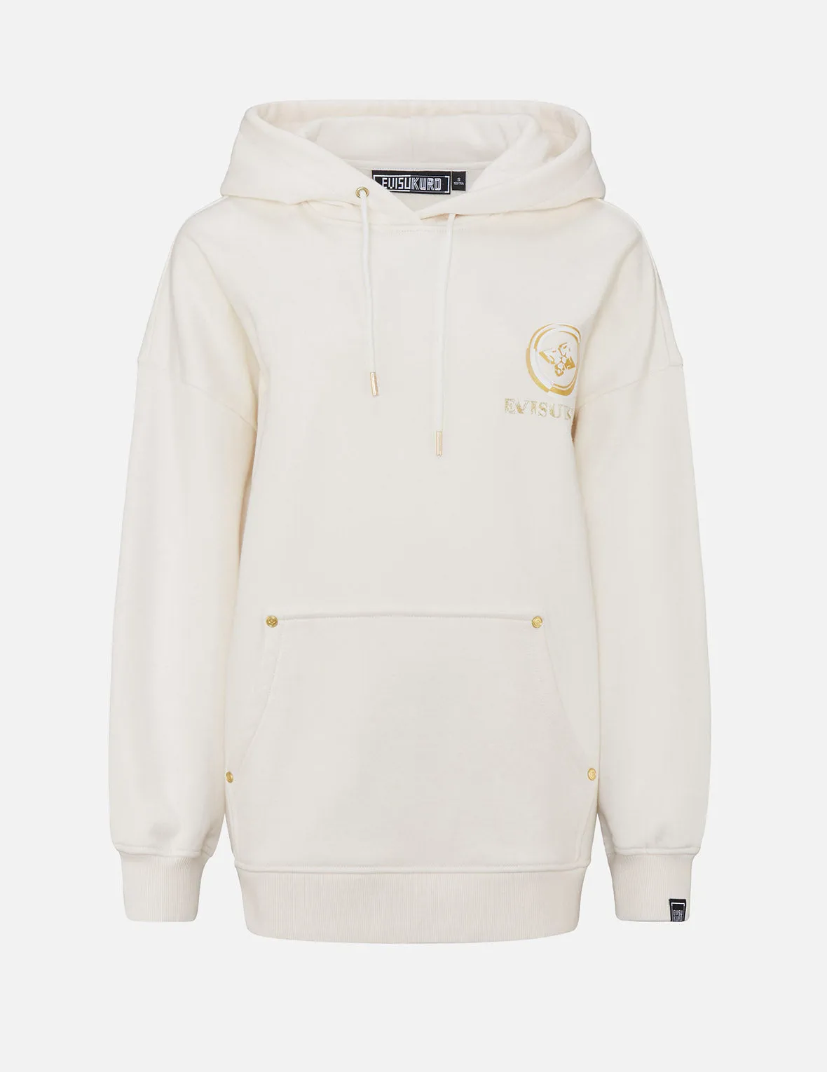 Kamon and Logo Embroidered Hoodie