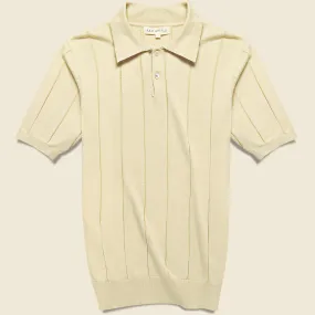 Knit Jacobs Polo - Seed Pearl