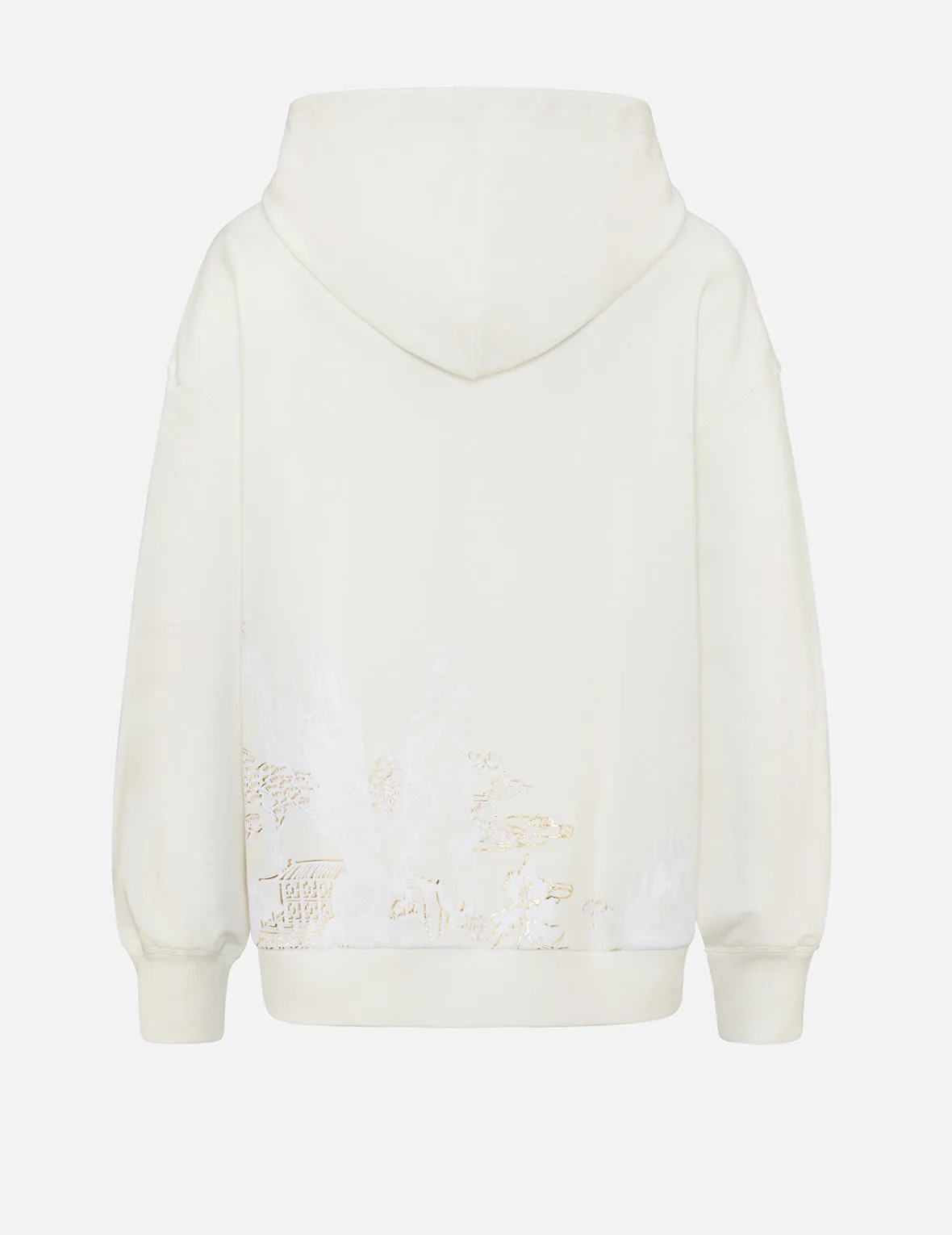 Landscape Graphic Foil-print Hoodie