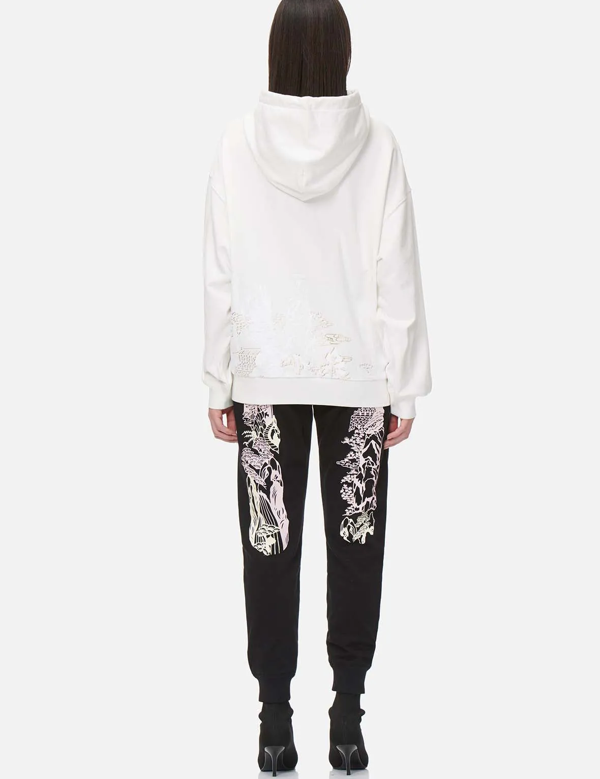 Landscape Graphic Foil-print Hoodie