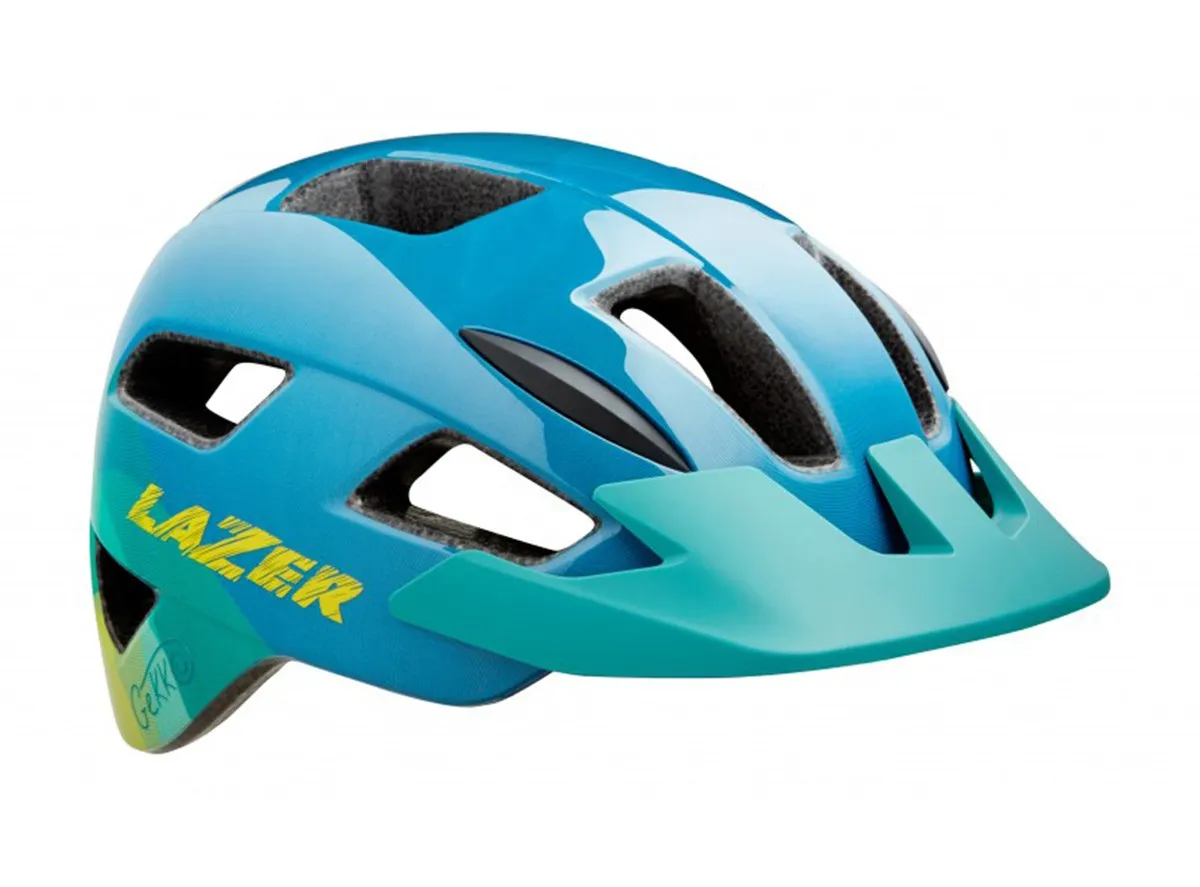 Lazer Gekko MIPS MTB Helmet - Blue-Yellow - 2020