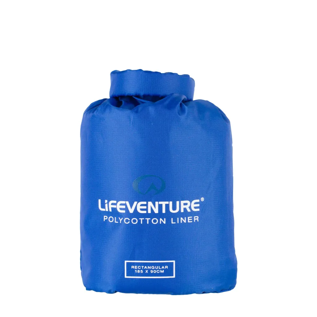 Lifeventure Polycotton Sleeping Bag Liner - Rectangular