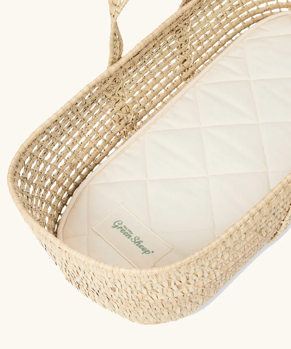 Little Green Sheep Natural Moses Basket Mattress