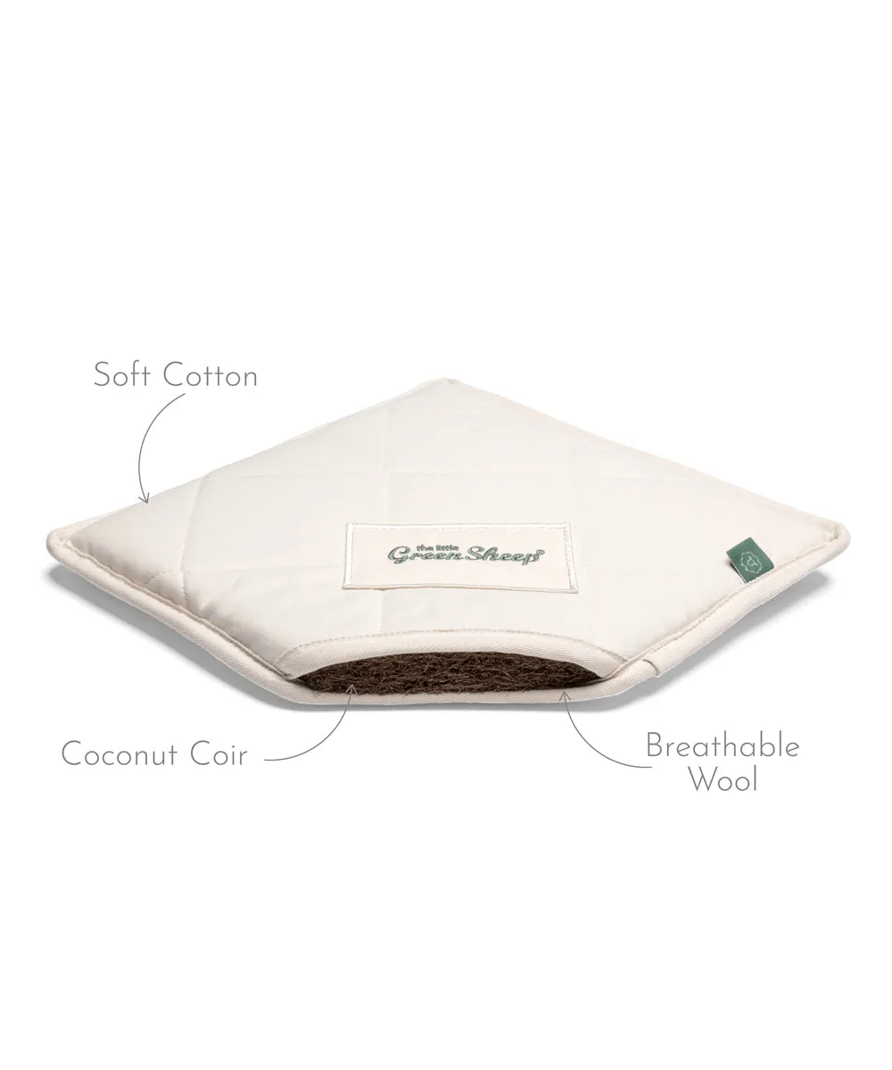 Little Green Sheep Natural Moses Basket Mattress