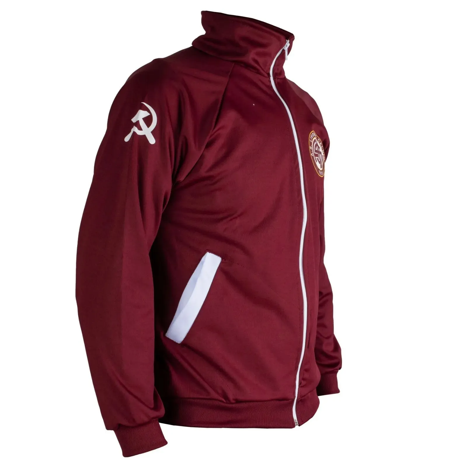 Livorno Football communism Left Wing Retro Jacket Tracksuit Zipped Jumper