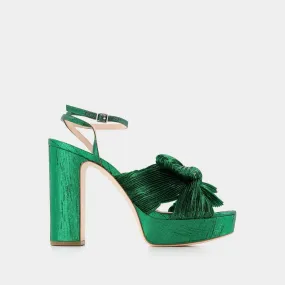 Loeffler Randall  Natalia Sandals - Loeffler Randall - Emerald - Leather