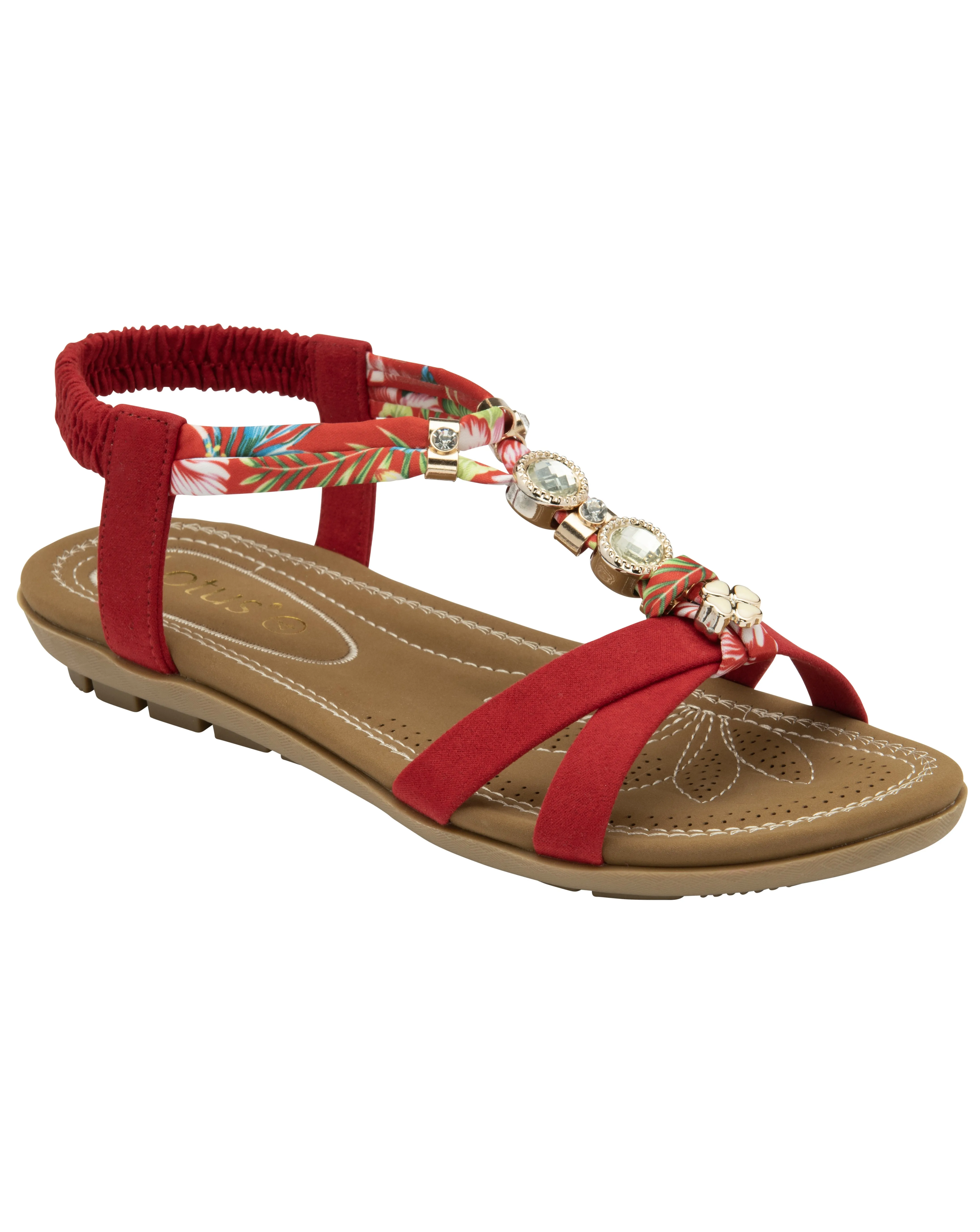 Lotus Claribel Sandals. Standard 'D' Fit