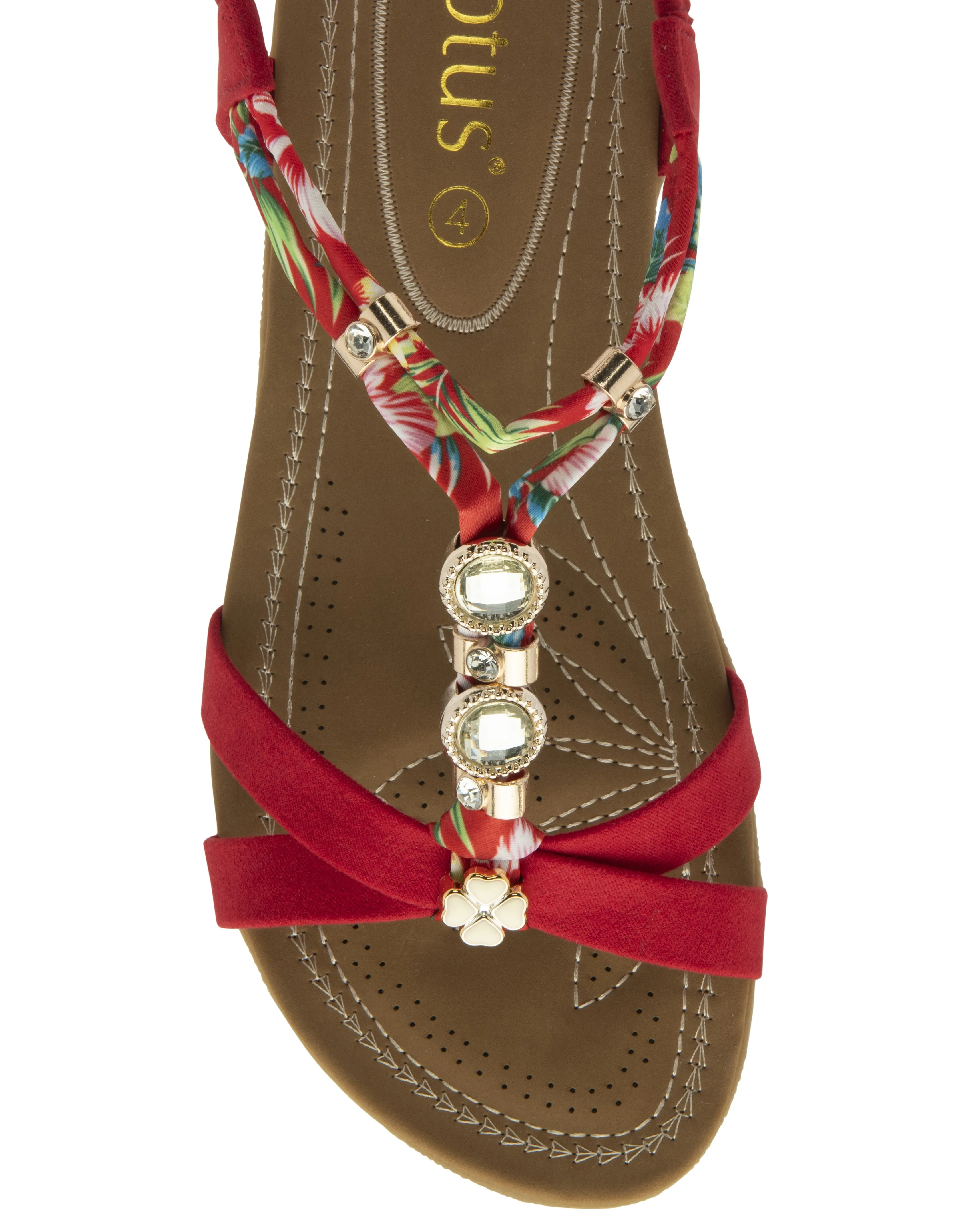 Lotus Claribel Sandals. Standard 'D' Fit