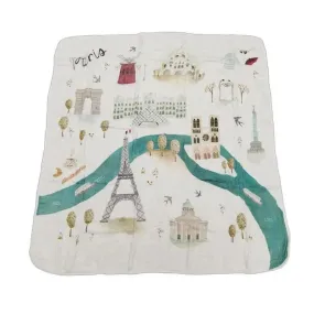 Loulou Lollipop - Muslin Quilt Blanket - Paris