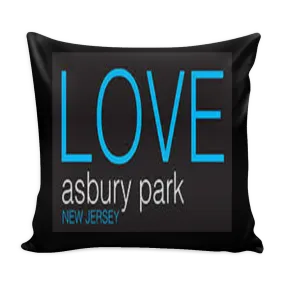 Love Asbury Park Pillow with Insert