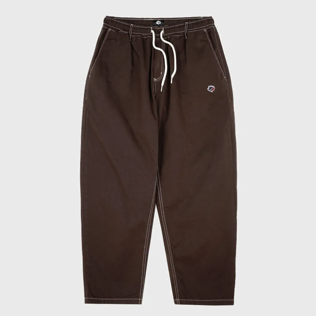 Magenta Skateboards - Contrast Stitch Loose Pants - Chocolate