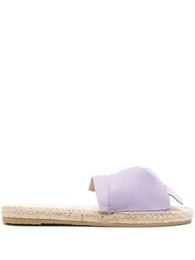 Manebi    Manebi Hamptons Knot Detail Suede Sandals