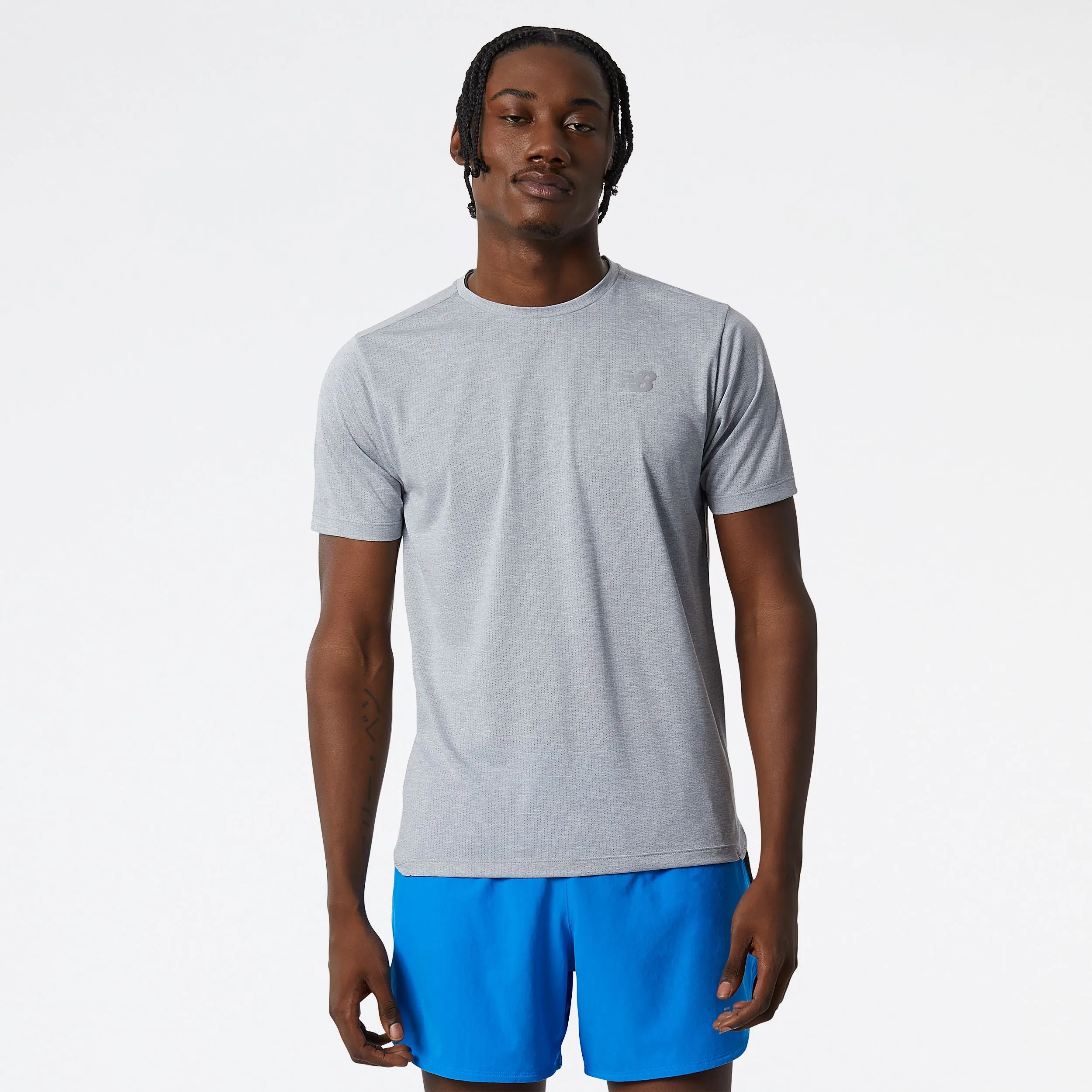 Men's New Balance Impact Run Short Sleeve - MT21262-AG