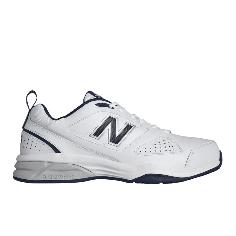  Men's Trainers 623 White with Navy V3  