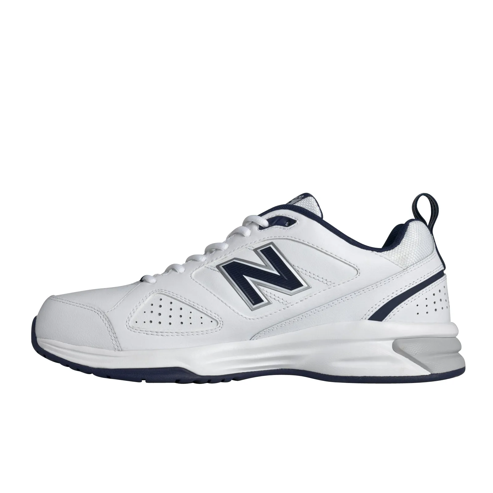  Men's Trainers 623 White with Navy V3  