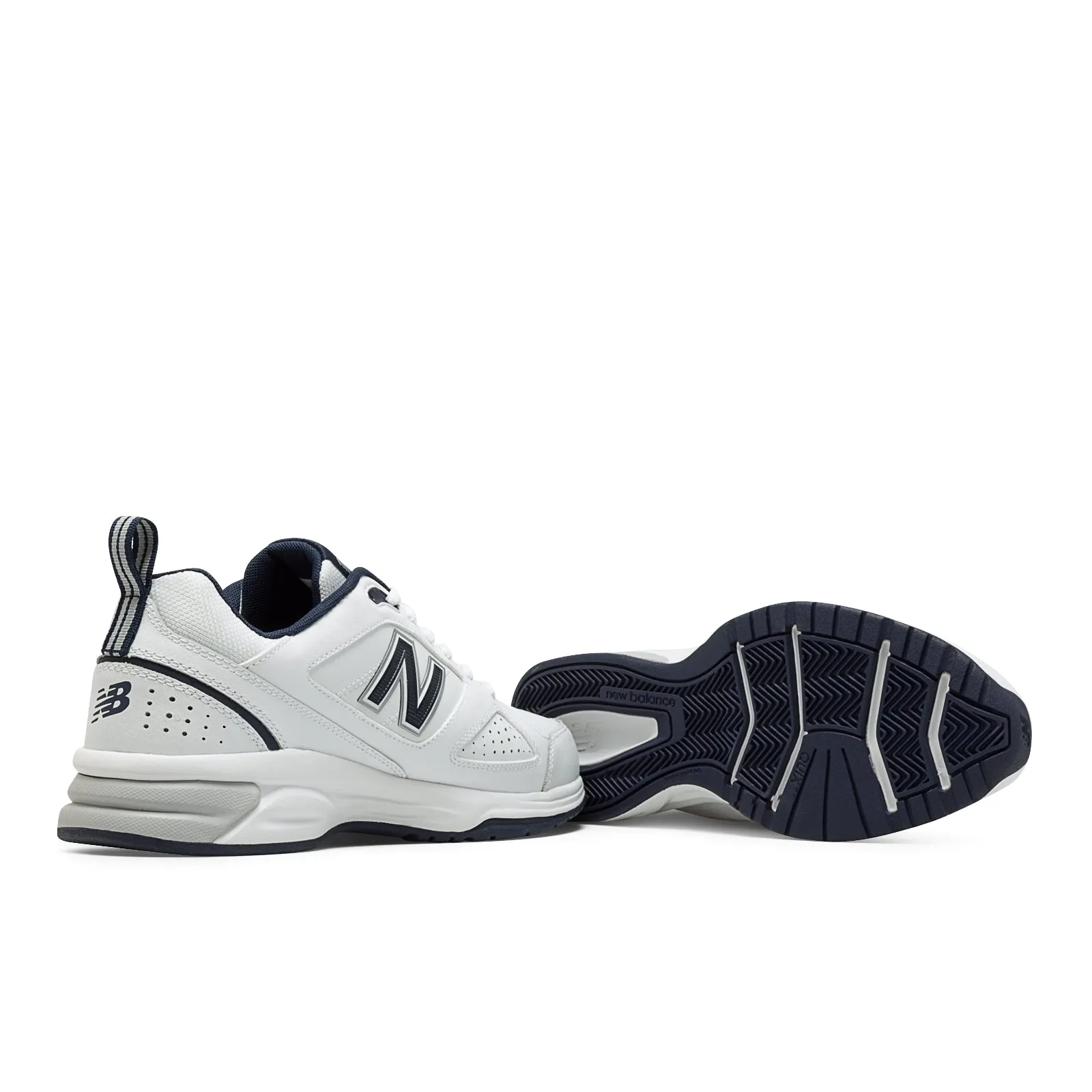  Men's Trainers 623 White with Navy V3  