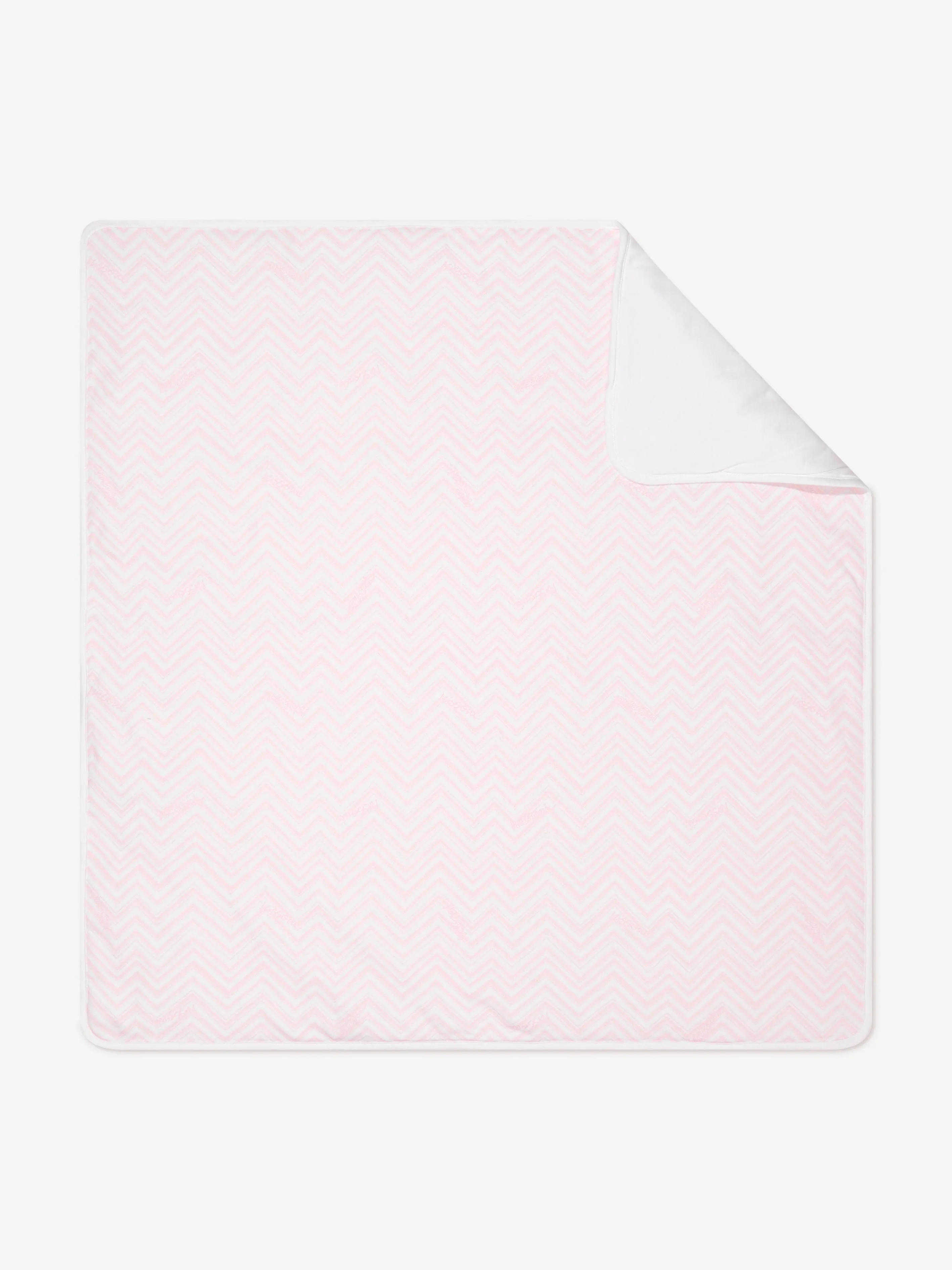 Missoni Baby Girls Zigzag Blanket in Pink