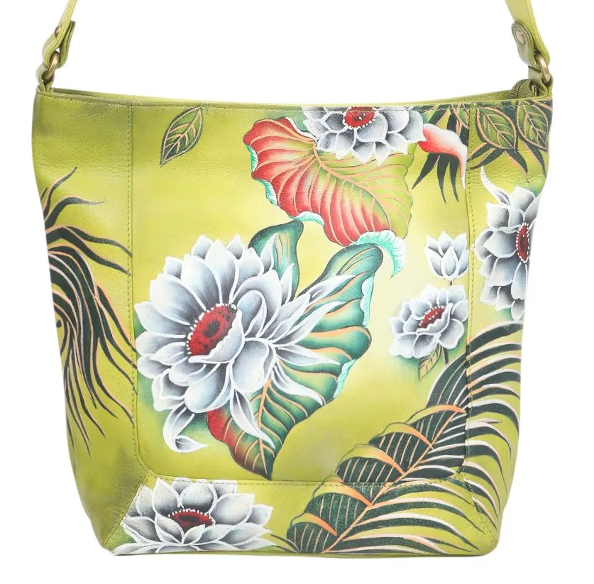 Modapelle Hand Painted Leather Shoulder Bag 2989