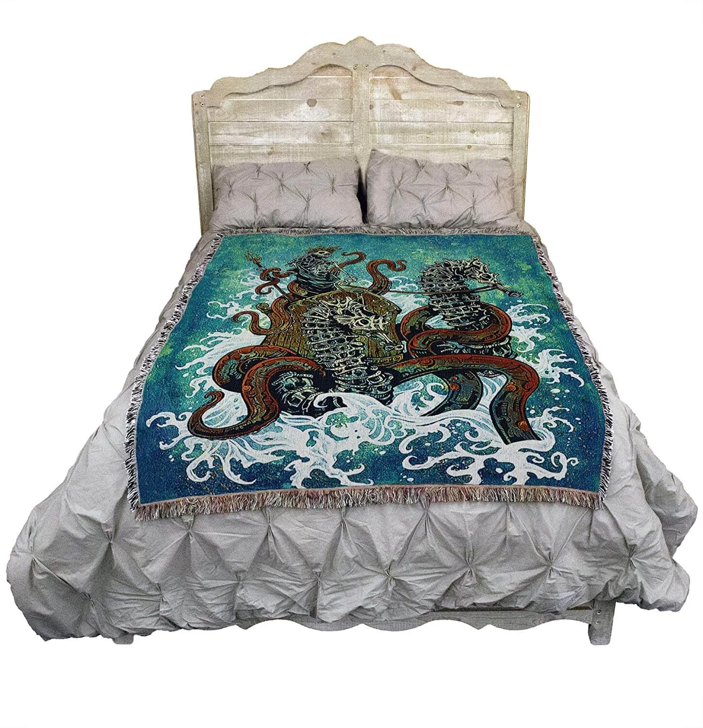 Neptune Skeleton Tapestry Blanket