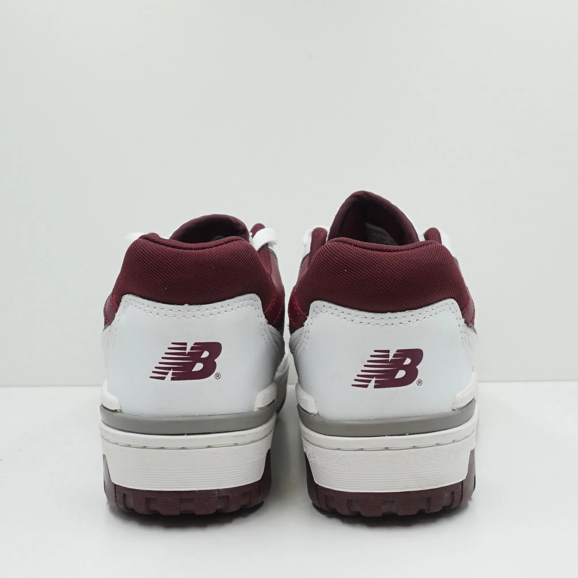 New Balance 550 White Burgundy Cyan