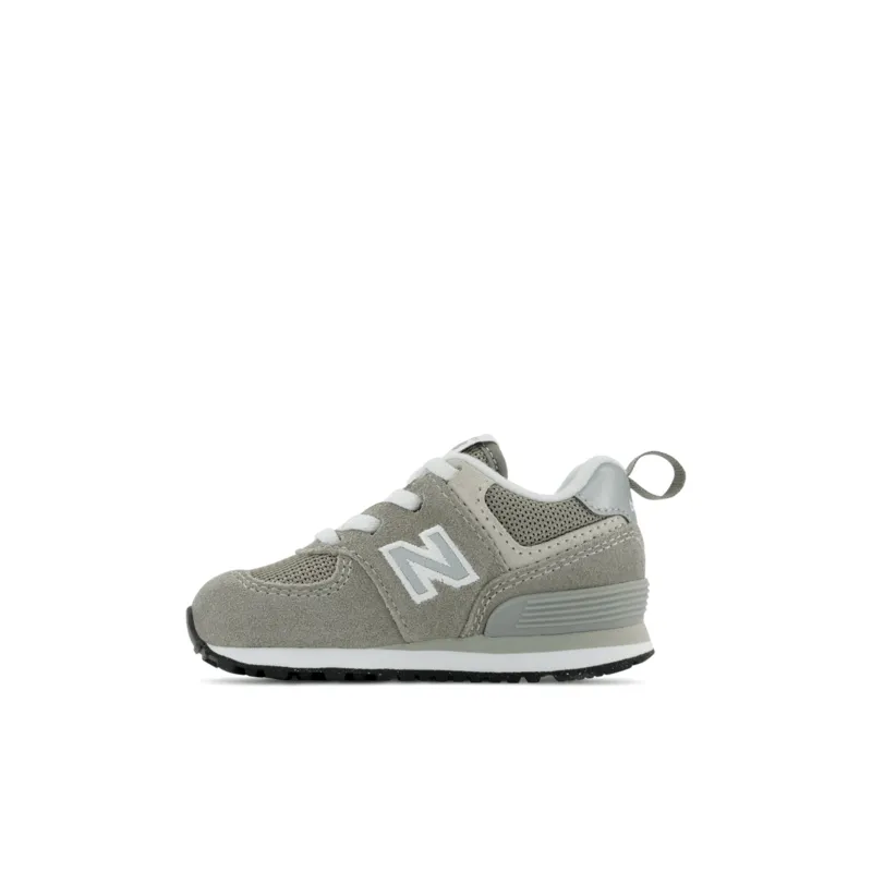 New Balance Infant & Toddler Boys 574 Bungee Lace Shoe - ID574EVG (Wide)