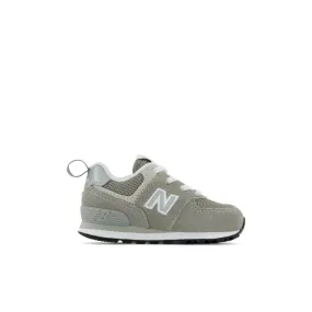 New Balance Infant & Toddler Boys 574 Bungee Lace Shoe - ID574EVG (Wide)