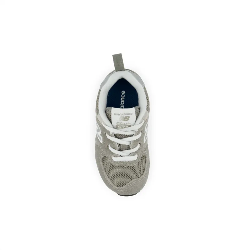 New Balance Infant & Toddler Boys 574 Bungee Lace Shoe - ID574EVG (Wide)