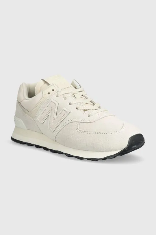 New Balance leather sneakers 574 beige color U574BSB