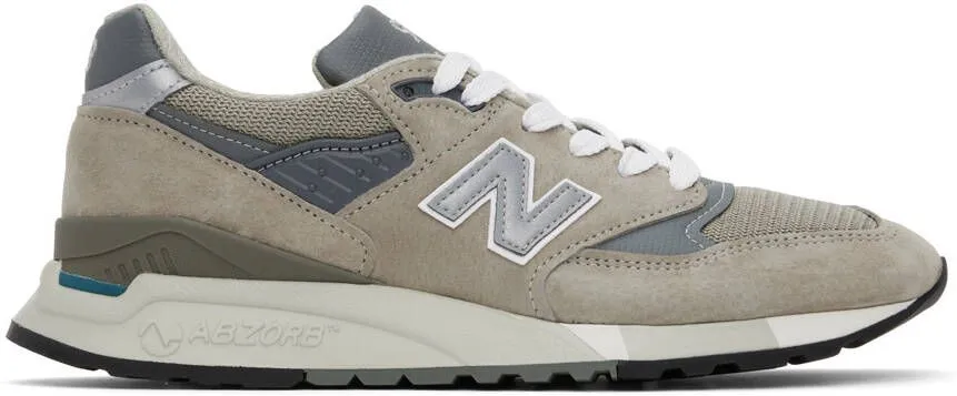 New Balance Taupe Made in USA 998 Core Sneakers