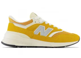 New Balance Unisex 997R in Yellow/White Suede/Mesh