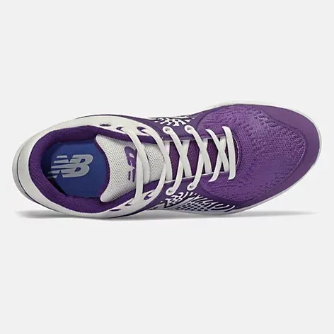 New Balance - White/Purple Low-Cut L3000v5 Metal Spikes (L3000WP5)