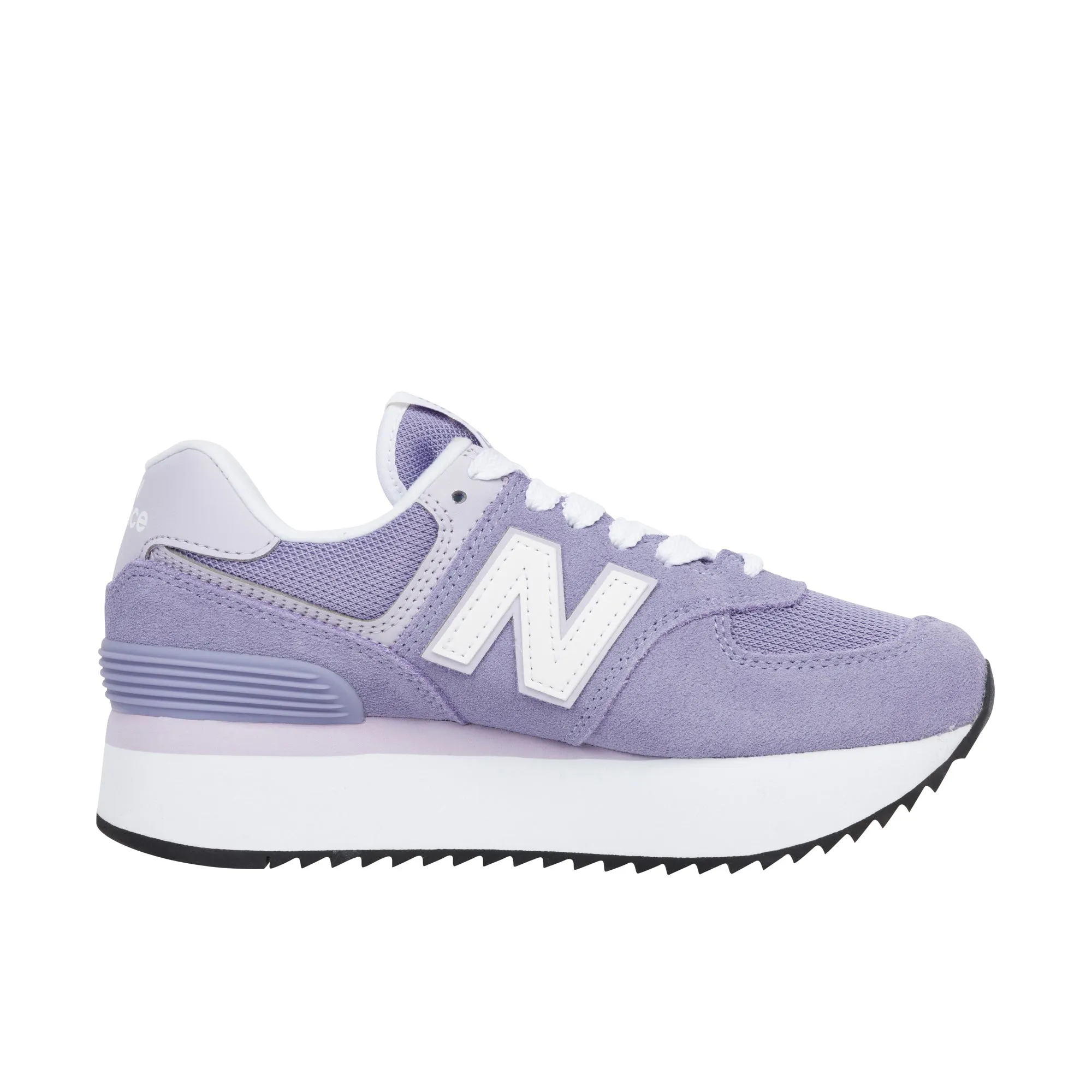 New Balance Womens 574+ Astral Purple/Grey Violet/White