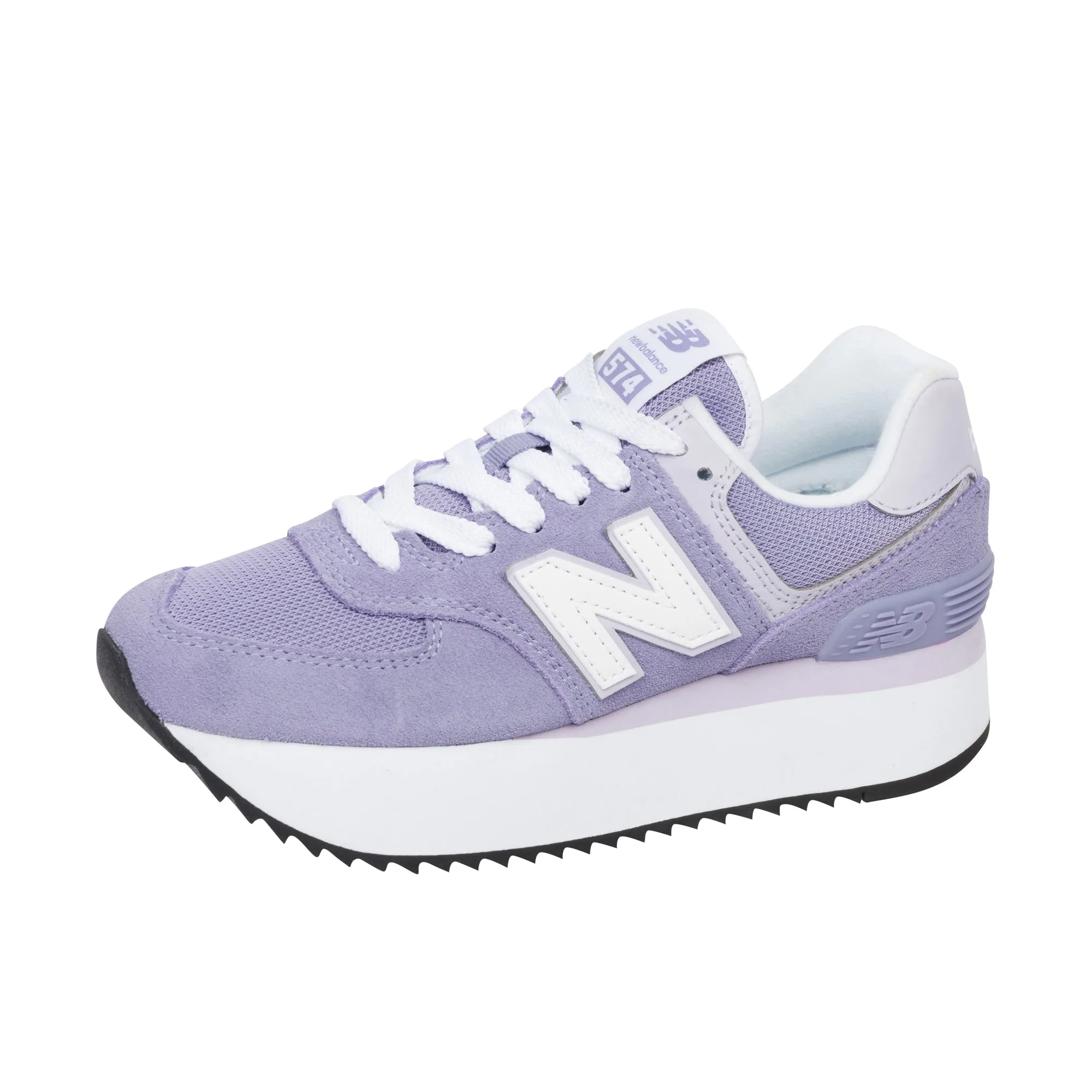 New Balance Womens 574+ Astral Purple/Grey Violet/White