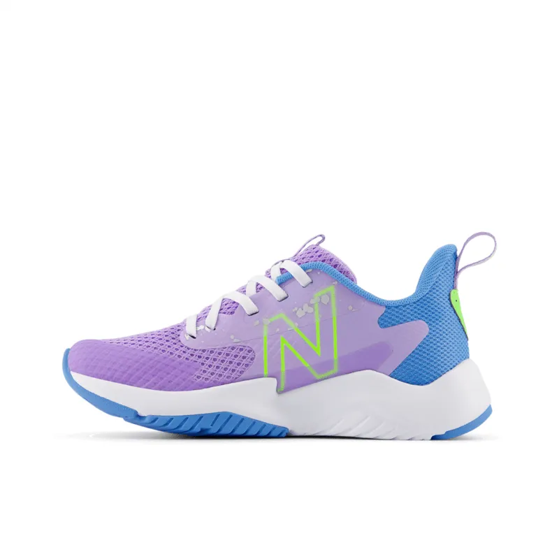 New Balance Youth Girls Rave Run V2 Shoe - PKRAVHG2 (X-Wide)