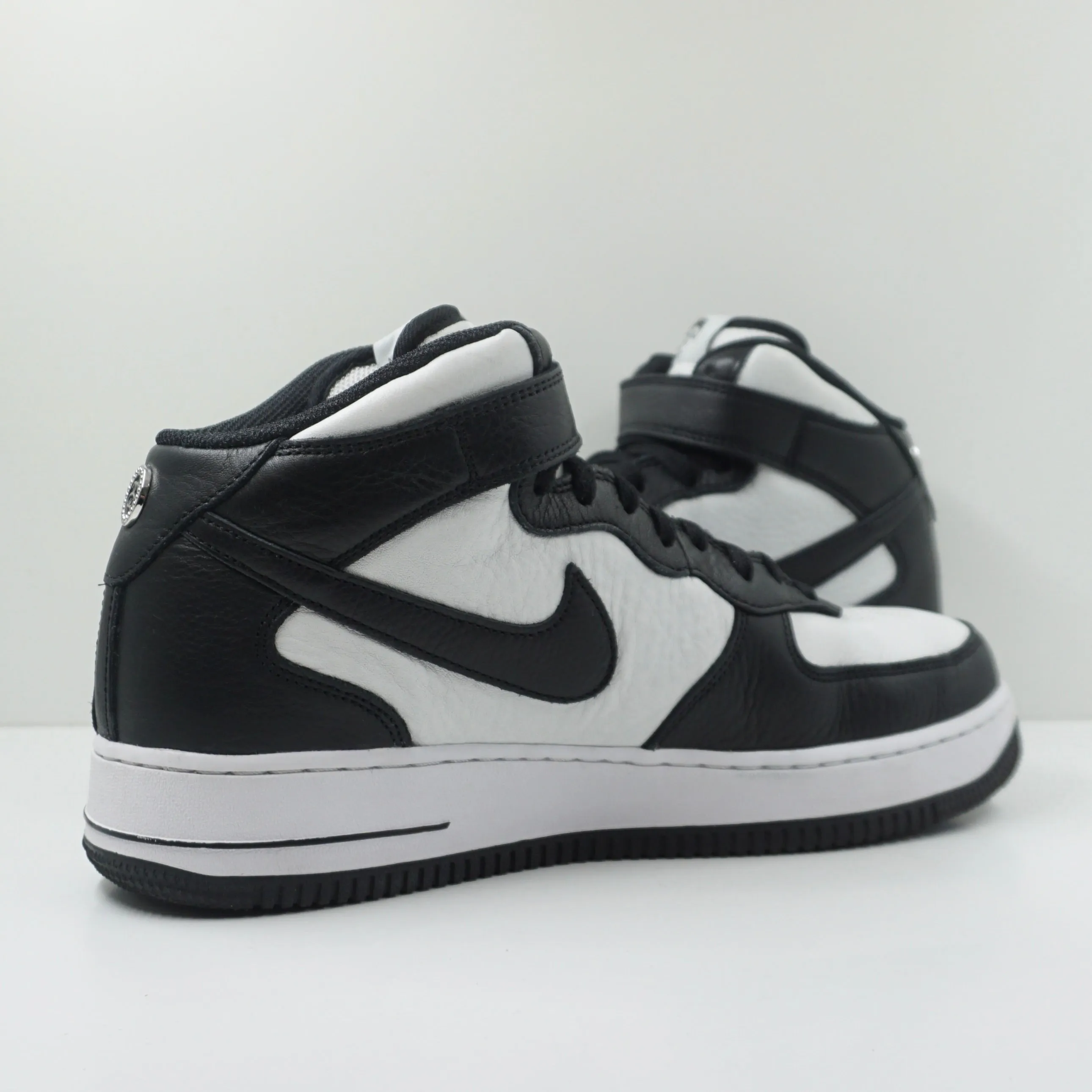 Nike Air Force 1 Mid Stussy Light Bone Black