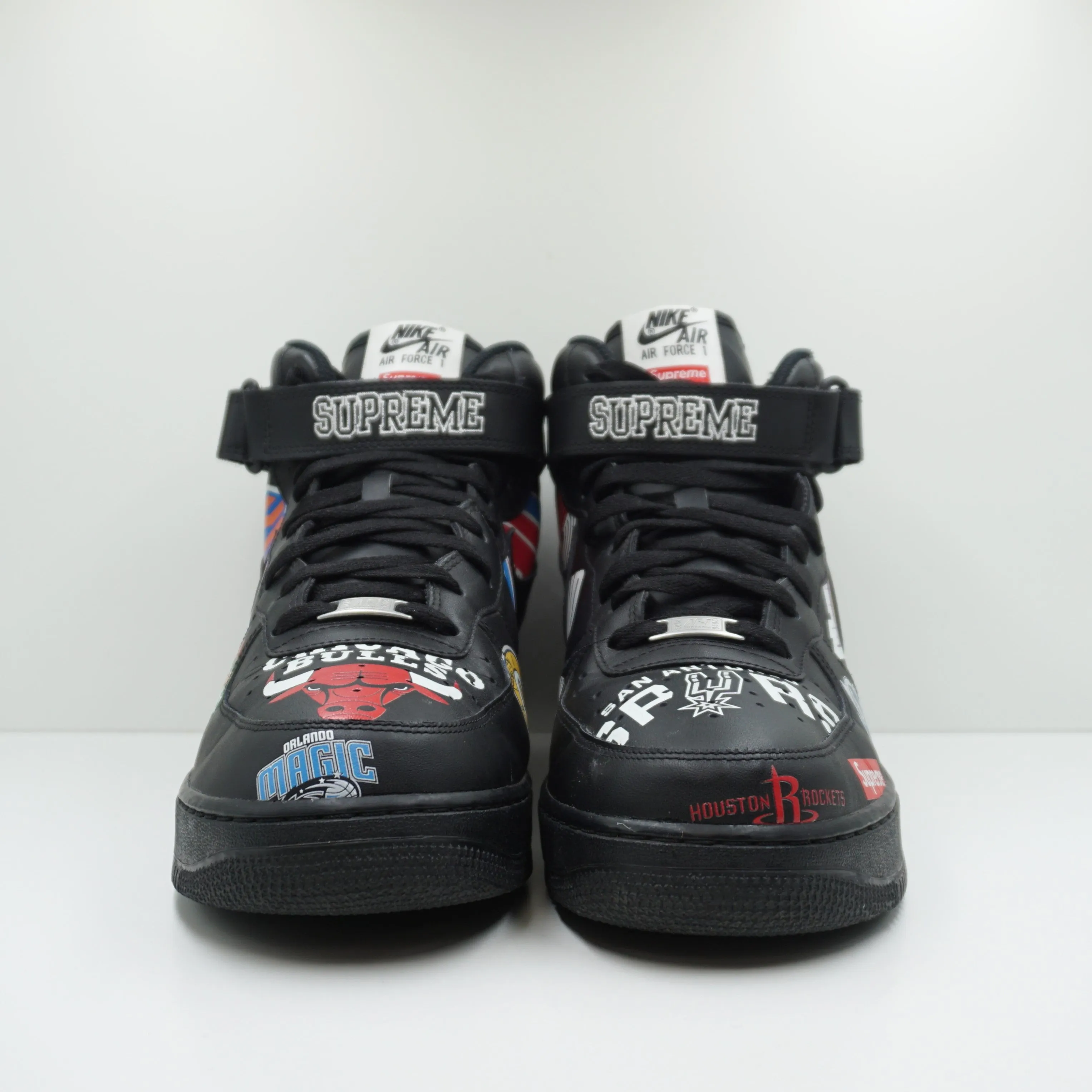 Nike Air Force 1 Mid Supreme NBA Black