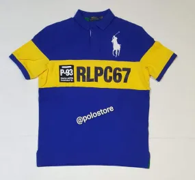 Nwt Polo Ralph Lauren Royal Blue /Yellow RLPC67 CP-93 Big Pony Polo