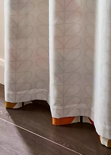 Orla Kiely Multi Stem Pair of Lined Eyelet Curtains | Kaleidoscope