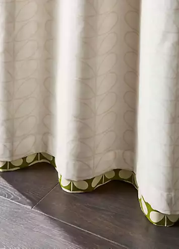 Orla Kiely Solid Stem Pair of Lined Eyelet Curtains | Kaleidoscope