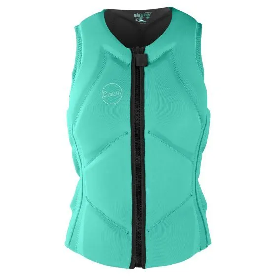 O'Neill Slasher B Womens Comp Impact Vest - Opal/Graphite